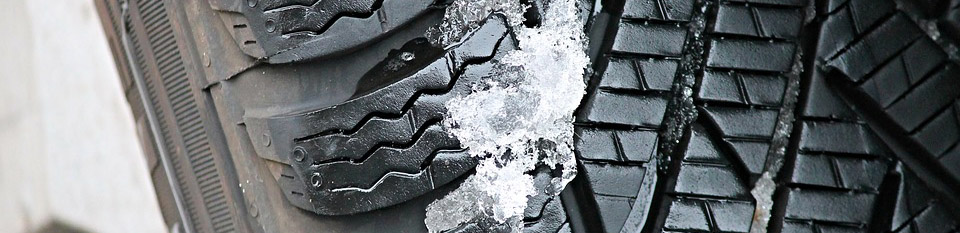 Winter tires tread provides better grip
